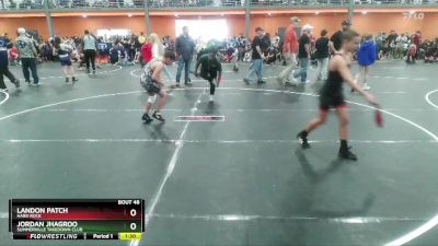 90 lbs Cons. Semi - Landon Patch, Hard Rock vs Jordan Jhagroo, Summerville Takedown Club