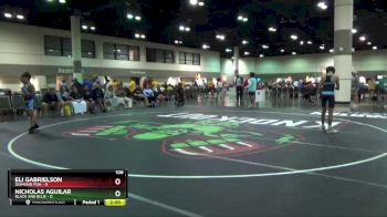 106 lbs Round 4 (6 Team) - Nicholas Aguilar, Black And Blue vs Eli Gabrielson, Diamond Fish