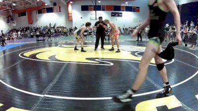 138 lbs Champ. Round 1 - Leland Cline, Legacy Dragons vs Carter Baker, Caliber Wrestling Academy