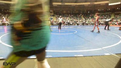 100 lbs Round Of 32 - Cannon Hughes, Owasso Takedown Club vs Calvin Loveall, Team Central Wrestling Club
