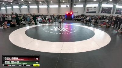 85 lbs 1st Place Match - Daisy Rosales, Silverback Wrestling Fort Worth vs Emmy Helton, All American Wrestling Club