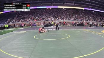 D4-113 lbs Champ. Round 1 - Kolton Burns, Decatur vs Zach Taylor, Clinton