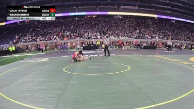 D4-113 lbs Champ. Round 1 - Kolton Burns, Decatur vs Zach Taylor, Clinton