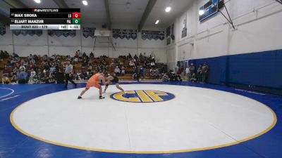 179 lbs Champ. Round 2 - Eliart Manzur, Palma vs Max Sroka, Los Gatos