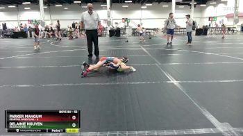 52 lbs Round 2 - Parker Mangum, FearThis Wrestling vs Delainie Nguyen, Headhunters