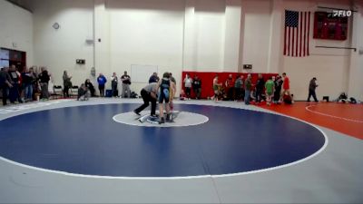 125 lbs Cons. Semi - Brock Raasch, Carmel USA Wrestling vs Szalen Godwise, Perry Meridian Wrestling Club