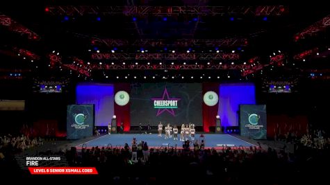 Brandon All-Stars - Fire [2026 L6 Senior XSmall Coed Semis] 2026 The Cheerleading Worlds