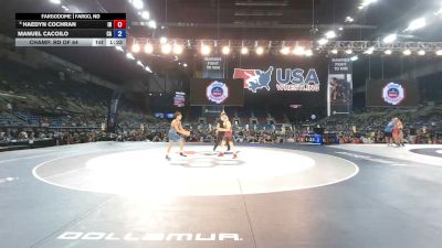 106 lbs Champ. Rd Of 64 - Haedyn Cochran, Indiana vs Manuel Cacoilo, California