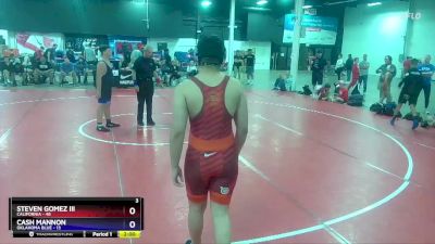 187 lbs 2nd Wrestleback (8 Team) - Steven Gomez III, California vs Cash Mannon, Oklahoma Blue