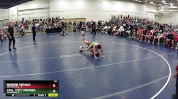85 lbs Semis & 1st Wrestleback (8 Team) - Carl Cody Weidner, Illinois Gold vs Hunter Pierson, Indiana Gold