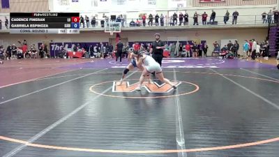 131 lbs Cons. Round 2 - Cadence Fineran, Linfield University vs Gabriela Espinoza, San Jose State University