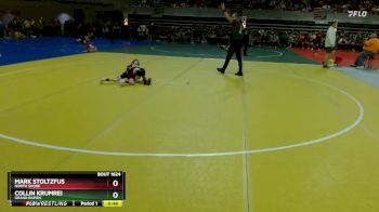 45 lbs Semifinal - Mark Stoltzfus, North Shore vs Collin Krumrei, Grand Rapids