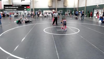 53-60 lbs 2nd Place Match - Rubi Pfortmiller, Phillipsburg Wrestling Club vs Samantha Ham, Nebraska Wrestling Academy