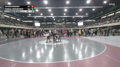 44 lbs Consi Of 8 #2 - Jackson Merkert, Pottsville vs Randall Bridgeforth, Owings Mills