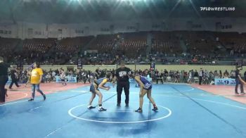 98 lbs Consolation - Jessica Avila, Harrah Little League Wrestling vs Emma Franks, Noble Takedown Club