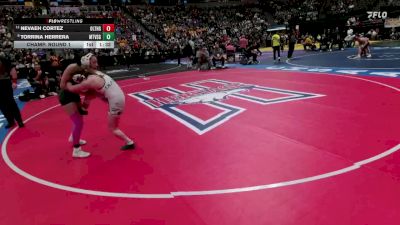 G115-4A Champ. Round 1 - Nevaeh Cortez, Olathe Girls vs Torrina Herrera, Monte Vista Girls