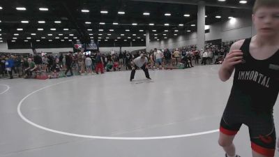 88 lbs Cons. Sub-rd Of 32 - Charlie Haneborg, Midwest Destroyers Wrestling Club vs Reed Reams, Immortal Athletics WC