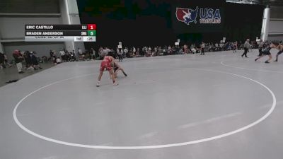 126 lbs Cons. Rd Of 64 - Braden Anderson, Siouxland Wrestling Academy vs Eric Castillo, Illinois