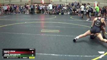 138 lbs Round 1 (10 Team) - Bailey Crow, WOW vs Jessie DeMarrasse, Beast Mode WA Green