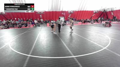16U Boys - 144 lbs Cons. Round 3 - Aidyn Roman, Iowa vs Brady Kittell, Wisconsin