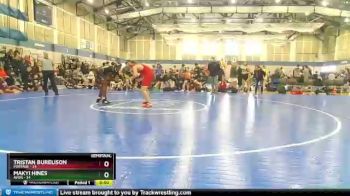 160 lbs Semis (4 Team) - Tristan Burelison, Portage vs Makyi Hines, Avon