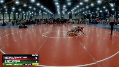 140 lbs Rd# 8- 12:30pm Saturday Final Pool - Maxwell Countryman, Nebraska Elite vs Emmitt Warren, Oklahoma Elite