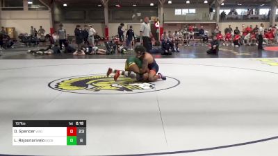 157 lbs Final - Denton Spencer, Virginia vs Loranzo Rajaonarivelo, George Mason