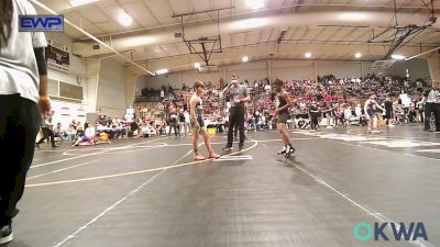 80 lbs Round Of 16 - BISHOP LOUIE, Pin-King All Stars vs Cael Hoover, Springdale Youth Wrestling