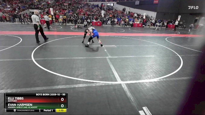 95 lbs Champ. Round 2 - Evan Harmsen, Askren Wrestling Academy vs Elij ...