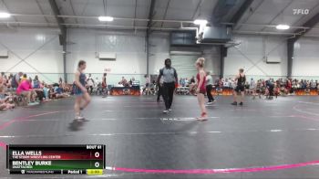 100 lbs 3rd Place Match - Bentley Burke, Unattached vs Ella Wells, The Storm Wrestling Center