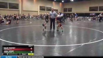 40 lbs Finals (2 Team) - Najm Toomey, Iowa Gold vs Greg Henry, Tennessee Blue