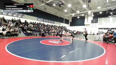 126 lbs Semifinal - Oliver Benninghoff, Trabuco Hills vs Slater Hicks, Valencia/Valencia