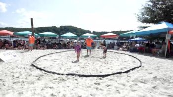 48-55 lbs Round 1 - Lyra Staley, Illinois vs Jefferson Maknouni, Oregon