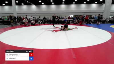 126 lbs 1/2 Final - Easton Jorgenson, Louisiana vs Shane Stream, Illinois