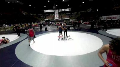 144 lbs 7th Place Match - Emiliano Lopez, Bullard High School Wrestling vs Robert Ramirez, Pacifica High School Wrestling