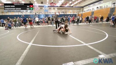 73 lbs 3rd Place - Joseph Wise, Salina Wrestling Club vs Christopher Gross, Redskins Wrestling Club