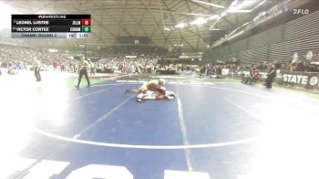 Boys 1A 113 lbs Champ. Round 2 - Victor Cortez, Connell vs Leonel Lustre, Zillah