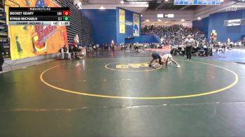 120 lbs Champ. Round 2 - Ethan Michaels, Colts Neck vs Becket Geary, St Mary Ryken