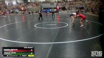 Girls 145 lbs Cons. Round 2 - Gianna Nikoloa, Rossview (Girls) vs Finnley Craig, Summit (Girls)