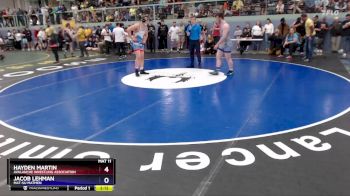 215 lbs Semifinal - Jacob Lehman, Mat-Su Matmen vs Hayden Martin, Avalanche Wrestling Association