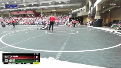120 lbs Cons. Round 1 - Zak Yoder, Great Bend vs Austyn Davis, Paola