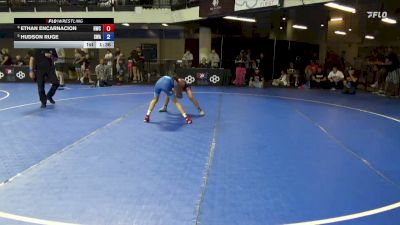 84 lbs Cons. Quarters - Ethan Encarnacion, Headhunters Wrestling Club vs Hudson Ruge, Sebolt Wrestling Academy