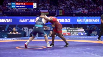 87 kg Qualif. - Zhan Beleniuk, Ukraine vs Zachary Kyle Braunagel, United States