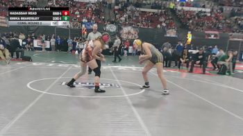 G - 155 lbs Cons. Round 2 - Hadassah Read, Ronan (Girls) vs Emika Beardsley, Custer Co. (Miles City) (Girls)