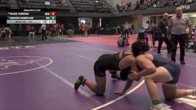 197 lbs Quarterfinal - Elias Corona, Southern Oregon vs Asaiah Kamplain, Corban University