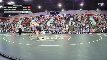 126 lbs Quarterfinals (8 Team) - Max Krukowski, Whitehall HS vs Vincent Stamm, Lakewood HS