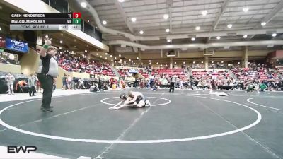 70 lbs Cons. Round 2 - Malcolm Holsey, VICTORY vs Cash Henderson, Team Central