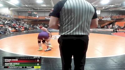 132 lbs Quarterfinal - Hunter Hogle, North Fremont vs Ethan Chase, Payette