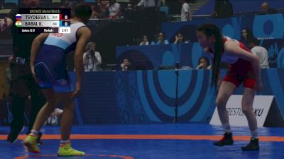 49 kg Final 3-5 - Irina Tsydeeva, Russia vs Kamna Babal, India