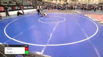 52 lbs Consolation - JD Alguire, LA FAMILIA NEW MEXICO vs Lincoln Burgess, Gold Rush Wrestling Academy